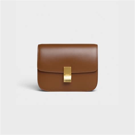 celine teen box bag|Medium Classic bag in box calfskin .